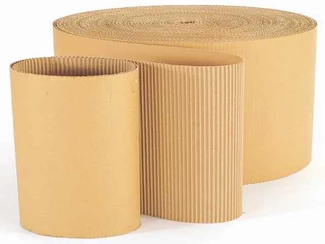Brown corrugated kraft paper rolls for wrapping and surface protection